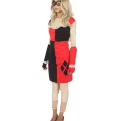 HPO Adult Women's Spades Poker Dress Costume | Black And Red Cosplay Costume