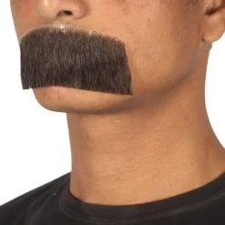 HPO Men's Stylish Moustache Set | Brown Cosplay Facial Hair