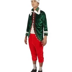 HPO Men's Deluxe Santa's Elf Costume | Holiday Costumes