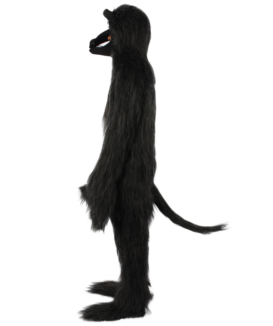 HPO White And Black Mouse Costume With Mask And Tail - Long Breathable Synthetic Fibers Bundle