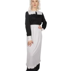 HPO Adult Women's Pilgrim Costume | Black Cosplay Costume