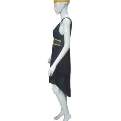 HPO Adult Women's Cleopatra Costume | Black 2Pc Halloween Costume