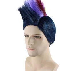 HPO Men's Mohawk Wig | Cosplay Halloween Wig | Premium Breathable Capless Cap