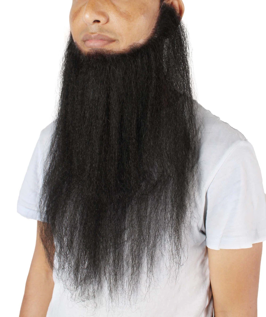 HPO Men's Long Beard Set | Black Cosplay Facial Hair