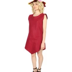 HPO Adult Women Gaming Costume | Red Cosplay Costume Women's