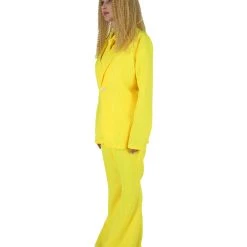 HPO Adult Women's Deluxe Party Suit Costume | Yellow Cosplay Costume