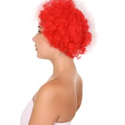 FLAGWIGS Canada Afro Wig | Super Size Jumbo Maple Leaf Wig