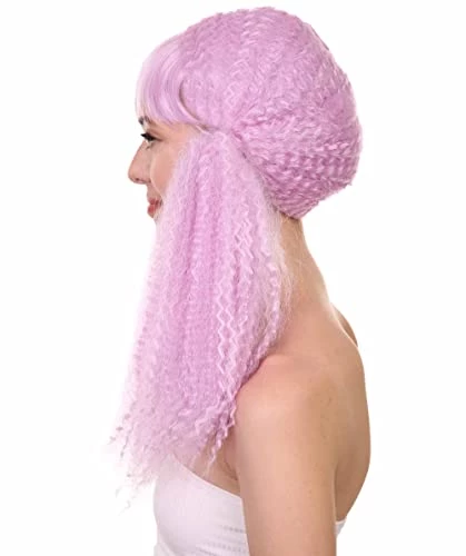 HPO Women's Doll Womens Wig | Fancy Party Event Ready Halloween Wig | Premium Breathable Capless Cap