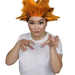 HPO Womens Musical Wigs | Pink & Black Animal Wigs | Premium Breathable Capless Cap Women's