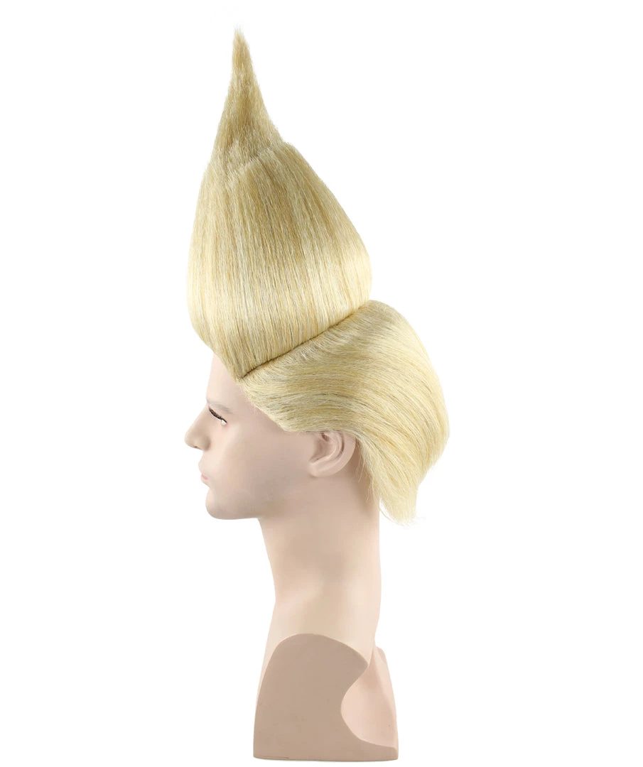 HPO President Mens II Straight Angle Wind Blown Wig | Blonde Wig | Premium Breathable Capless Cap