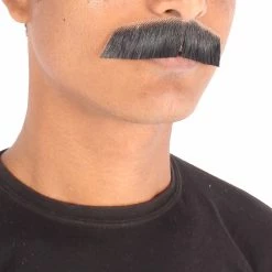 Men's Lampshade Mustache | Human Facial Hair | Multiple Colors | HPO
