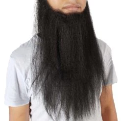 HPO Men's Long Beard Set | Black Cosplay Facial Hair