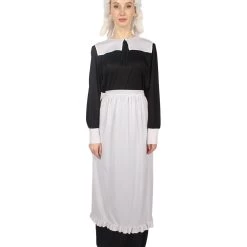 HPO Adult Women's Pilgrim Costume | Black Cosplay Costume