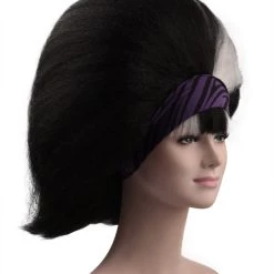 HPO Vampire Womens Wig | Jumbo Super Size Vampire Character Cosplay Halloween Wig | Premium Breathable Capless Cap Men's