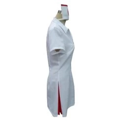 HPO Adult Women's Say Ahhh! Sexy Nurse Role Play Costume | White Cosplay Halloween Costume