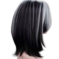 HPO Ms. Spot Womens Wig | Black & White Cosplay Wig | Premium Breathable Capless Cap