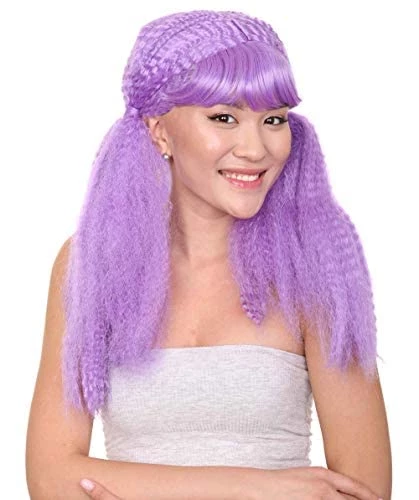 HPO Women's Doll Womens Wig | Fancy Party Event Ready Halloween Wig | Premium Breathable Capless Cap