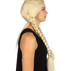 HPO Womens Renaissance Girl Wig | Party Ready Fancy Cosplay Halloween Wig | Premium Breathable Capless Cap