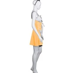 HPO Adult Women's French Maid Costume | Orange And White Cosplay Costume