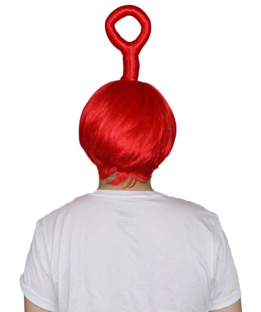 HPO Animation Creature Womens Wig | Red Sexy Cosplay Party Halloween Wig | Premium Breathable Capless Cap