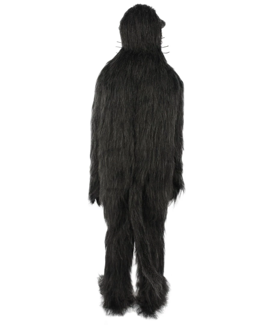 HPO White And Black Mouse Costume With Mask And Tail - Long Breathable Synthetic Fibers Bundle