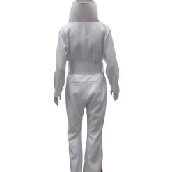 HPO Adult Women's Deluxe Sexy Jumpsuit Costume With Sequins Costume | White Cosplay Costume