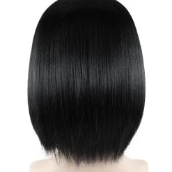 HPO Game Captain Womens Wig | Short Black Cosplay Wig | Premium Breathable Capless Cap