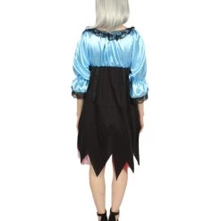 HPO Adult Women's Sexy Pirate Costume | Lt Blue Cosplay Costume