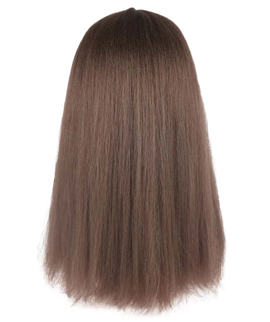 HPO Womens Brown Witch Wig | Horror Character Cosplay Halloween Wig | Premium Breathable Capless Cap