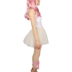 HPO Men's Adult Women ZOMBIE BALLERINA COSTUME | Pink & White Cosplay Costume