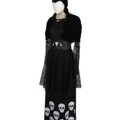 HPO Adult Women Black Magic Paramour Costume | Black Cosplay Halloween Costume Men's