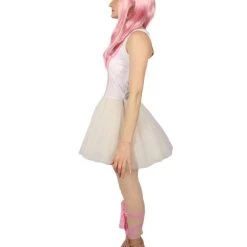 HPO Men's Adult Women ZOMBIE BALLERINA COSTUME | Pink & White Cosplay Costume