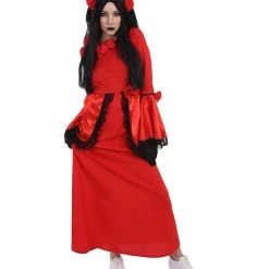 HPO Adult Women's Day Of The Dead Bride Costume | Red Cosplay Costume