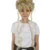 HPO Women's Womens Colonial Historical Curly Wigs | Blonde Cosplay Wig | Premium Breathable Capless Cap
