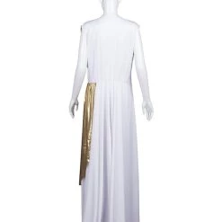 HPO Adult Women's Greek Goddess Angel Costume | White & Gold Cosplay Costume