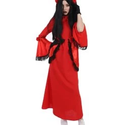HPO Adult Women's Day Of The Dead Bride Costume | Red Cosplay Costume