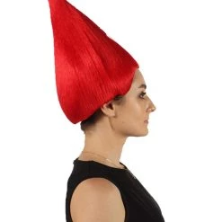 FLAGWIGS Women's Tunisia Flag Sport Troll Wig | Premium Breathable Capless Cap