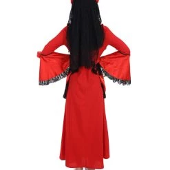 HPO Adult Women's Day Of The Dead Bride Costume | Red Cosplay Costume