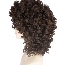 HPO Men's Womens Medium Curly Olympian Lady Wigs Collections | Cosplay Halloween Wigs | Premium Breathable Capless Cap