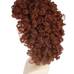 HPO Men's Womens Medium Curly Olympian Lady Wigs Collections | Cosplay Halloween Wigs | Premium Breathable Capless Cap