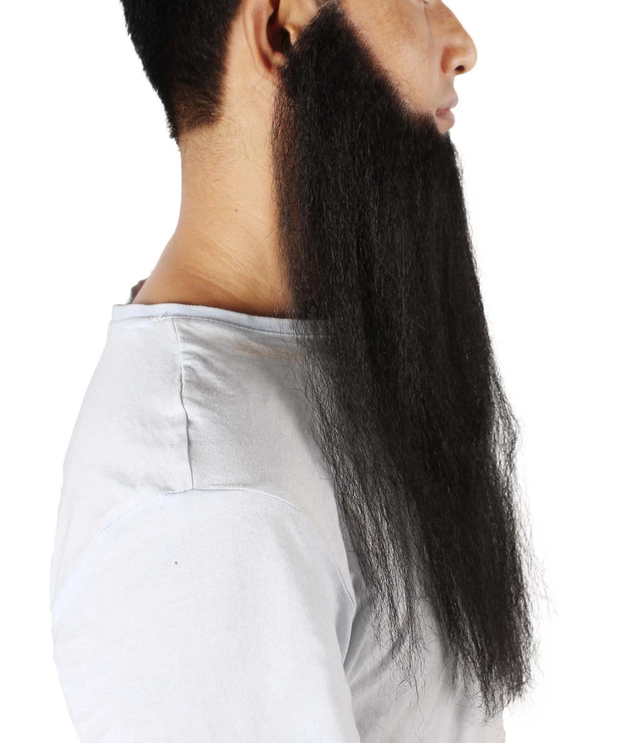HPO Men's Long Beard Set | Black Cosplay Facial Hair