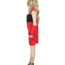 HPO Adult Women's Spades Poker Dress Costume | Black And Red Cosplay Costume
