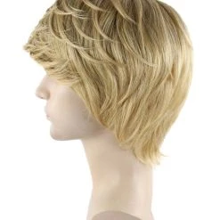 HPO Men's Snow Movie Mens Wig | Blonde Cosplay Halloween Wig | Premium Breathable Capless Cap