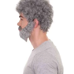 HPO Men's Psychological Superhero Movie Wig | Grey Wigs | Premium Breathable Capless Cap