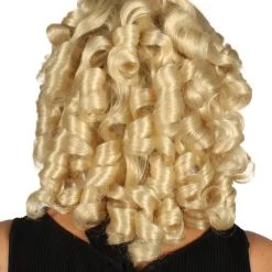 HPO Womens Colonial Lady Wig | Blonde Historical Wigs | Premium Breathable Capless Cap Women's