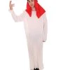 HPO Adult Men's Sheikh Arabian Costume | White & Red Cosplay Costume