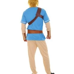 HPO Adult Men's Adventure Gaming Costume | Wild Blue Cosplay Costume