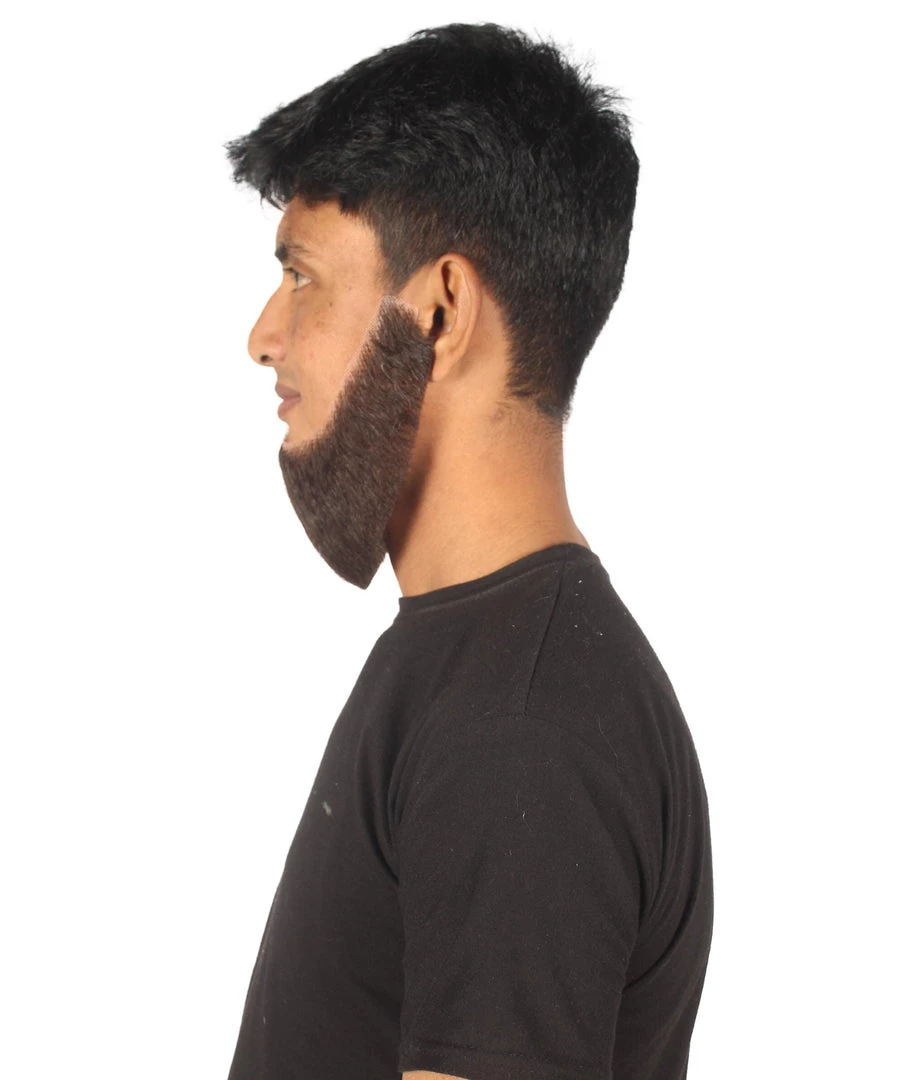 HPO Adult Men's Chin Curtain Style Long Beard Set
