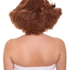 HPO Women's 1920's Hollywood Starlet Womens Wig | Brown Vintage Wig | Premium Breathable Capless Cap