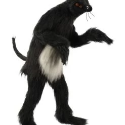 HPO White And Black Mouse Costume With Mask And Tail - Long Breathable Synthetic Fibers Bundle